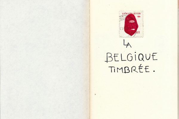 Belgique stamped (notebook v01)